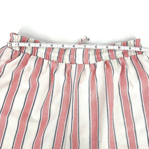 Mi Ami Francesca's Ticking Stripe Lined Shorts Size L - Picture 3 of 8